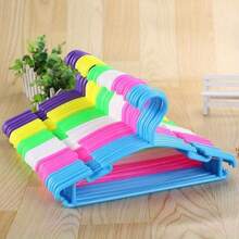 10/20/30/50pcs Mini Plastic Hangers Set, Suitable For Daily Use, Teen's Wardrobe, Not For Hanging Heavy Clothes