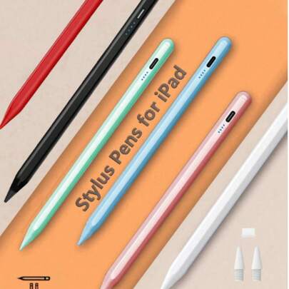 兼容 Apple Pencil，适用于 iPad Air 11/5/4/3 M3/M2 A16 Pro 13/11 英寸、iPad 10/9/第九代、iPad Mini 6/7 英寸平板电脑，120mAh 电池，是送给母亲、家人、朋友的理想礼物，适合生日、节日等场合，也是必备的手机配件。