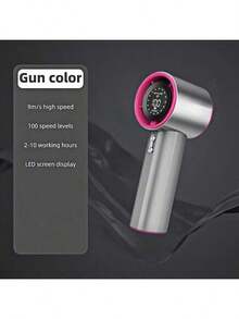 YITUMU 便携式手持风扇，可调速 (1-100) Turbo Personal，3600mAh 可充电冷却风扇，16000 RPM 无刷电机，数字显示，适合旅行/露营/户外的男女礼物 - 彩色 - 查看 20