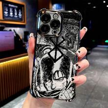 Popular Anime B-Berserks Phone Case For IPhone 16, 15, 14, 13, 12, 11 Pro Max, X, XR, XS Max, 8, 7 Plus - Shockproof Transparent Soft Back Cover - 混合 - 查看 5