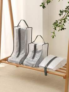Wasserdichte transparente Mesh-Schuhbeutel, staubdicht feuchtigkeitsbeständiger Stiefel-Aufbewahrungsbeutel, mit Reißverschluss tragbare sichtbare Schuhbeutel, Aufbewahrungsorganizer für Sportschuhe auf Reisen, transparente Mesh-Schuhbeutel, staubdichter Aufbewahrungsbeutel, Stiefel & Sportschuhe Reise-Schuhbeutel, mit Reißverschluss tragbare sichtbare Schuhbeutel, Multi-Größe - Verschiedenfarbig - Übersicht 9