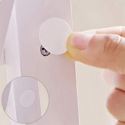 54 tapas autoadhesivas para agujeros de tornillos - Pegatinas de PVC a prueba de polvo para muebles, gabinetes, paredes - Cubiertas decorativas de grano de madera de varios colores, fáciles de instalar y a prueba de humedad, opciones en blanco y negro, protección de muebles, estética moderna, adhesivo duradero