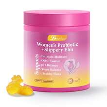 WindBoss Leefar Her Balance Gomitas Probióticas para Mujeres | Con Olmo Resbaladizo y Cultivos Vivos | Apoyo al Bienestar Íntimo y Sensación de Frescura | Sabor Piña, 30 Días - paquete 1 - Ver 7