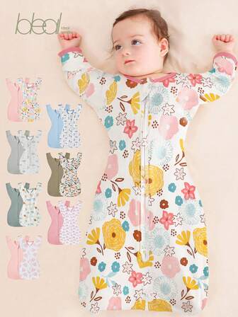 2 件套圆底无袖睡袋，轻便舒适，双向拉链，幼儿 U 型睡袋