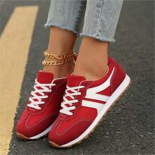 New Lightweight Casual Fashion Sports All-Match Running Shoes For Women In All Seasons - 紅色1 - 查看 3