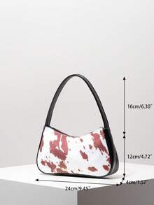 1 Stück Tierprint Umhängetasche, Plüsch Geldbörse, Damen Arbeitstasche, Damen Geschenk, Kirsche Schlüsselanhänger, Taschenzubehör, Herbst/Winter (zufälliges Muster) - Verschiedenfarbig - Übersicht 7