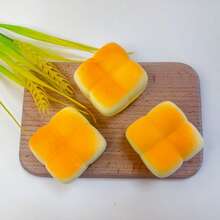 لعبة خبز واقعية من البولي يوريثان الناعم ذات ارتداد بطيء للضغط، لعبة إبداعية لتخفيف التوتر، هدية عيد ميلاد، هدية مثالية، قطعة تذكارية، هواية، هدية للآخرين - متعدد الألوان - مشاهدة 6