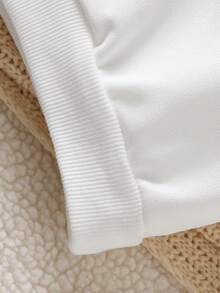 2pcs/Set Boys' Casual Color Block Round Neck Long Sleeve Star Print Sweatshirt And Pants Set, Spring/Autumn - Multicolor - View 6