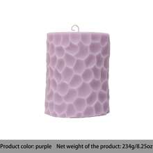 Huayuxun 1 pieza Vela con forma de cilindro escalado, 8.1cm de altura, 4 colores, 8-10 horas de tiempo de quemado, vela de cera de soja premium, regalo creativo estilo Ins, decoración del hogar, decoración de mesa, vela con fragancia, accesorio de fotografía, perfecto para ocasiones románticas como el Día de San Valentín, Acción de Gracias, Navidad, fiestas, cumpleaños - Multicolor - Ver 13