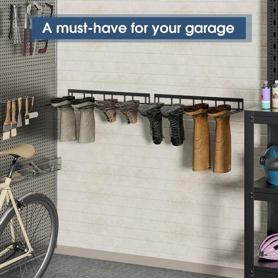 1pc Wall Mounted Boots/Shoes Rack, Suitable For Tall Boots And Cowboy Boots