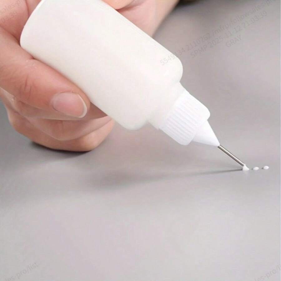 1.01oz Precision Craft Glue Bottle With Needle Tip - Refillable, Easy-Squeeze Applicator For DIY Projects & Detailed Work - Multicolor - View 1