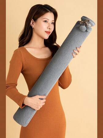 1 pieza Nuevo Botella de agua caliente de peluche suave y largo, Capacidad de 2L, Bolsa de agua para cama de gran capacidad y multicolor, Se puede usar como calentador de manos de oficina, calentador de cama, calentador de cintura, calentador de espalda, calentador de hombros, calentador de cuello, unisex, regalo ideal para cumpleaños, Navidad, familia y amigos