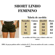 Women's Linen Shorts And Baby Look Set (100% Cotton) | Stylish Summer Look 2025 - 鏽棕色 - 查看 2