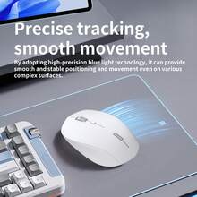 Lenovo N220 2.4GHz Wireless Silent Mouse Ultra-Low Latency Fast Response Super Long Battery Life Business Office Ergonomic Design - Black - View 7