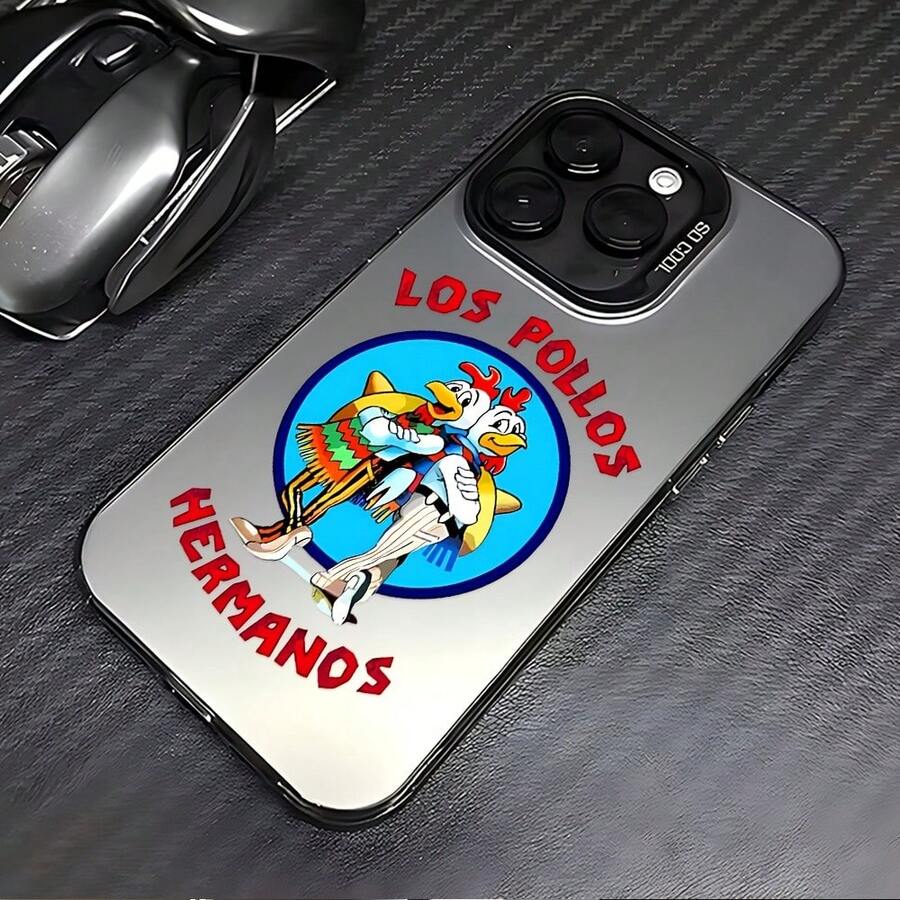 Popular Creative Los Pollos Hermanos Phone Case Compatible with for 17 16, 15, 14, 13, 12, 11 Pro Max, X, XR, XS Max, 8, 7 Plus, Featuring a Shockproof Matte Back. - Color mixto 1 - Ver 1