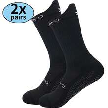 2双篮球训练袜，吸湿排汗中筒袜 - 彩色 - 查看 9