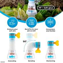 360° Twist Kitchen Sink Aerator, Dual-Function Sink Sprayer Attachment, Faucet Replacement Part 55/64'' Female Thread, ChromeFaucet Filter Set - Water Faucet Extenders 360 Rotating, Adjustable Water Purifier For Sink (0.83 X 2.6 X 1.85), Easy To Install And Store, Reduce Water Waste, Good For Kitchen And Bathroom - Multicolor - View 5