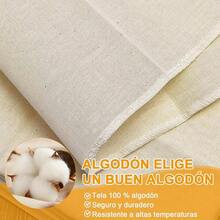 8 Piezas Cheese Cloth, Tela de Queso, Cuajo para Queso, Nut Milk Bag, Manta de Cielo, Se Puede Utilizar Para Hacer Queso, Yogur, Filtrar Leche, Nueces, Avena, Empaquetar Especias, Jugo Vegetal - blanco - Ver 12