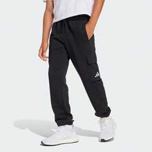 Adidas Teen Boy Knit Pants JC9762 - Black - View 1