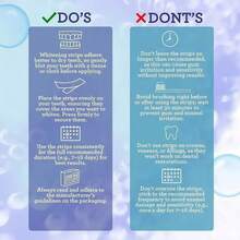 14/28/56 Strips GuruNanda Teeth Whitening Strips - 7-Day Treatment With Non-Slip, Dry Strip Technology - Whitening Designed With Care For A Brighter Smile PZXL - 白色 - 查看 9