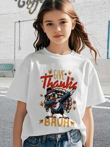 Camisetas para meninos pré-adolescentes - Branco - Ver 1