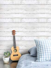 1pc PVC Wall Paper, Modern Wood Grain Pattern Wall Adhesive Roll For Home, Renovation Stickers Peel Wall Panels, Wall Paper, Wallpapers, Spring Decoration Items Refresh Your Home, Festival Decoration Stickers Gifts Birthday Graduation - Multicolor - View 16