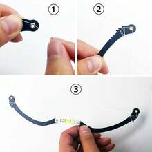 Permanent Makeup Eyebrow Line Marker Ruler For Eyebrow Mapping String Pre-Inked Microblading Tattoo PMU String Measuring Eyebrow - Multicolor - View 4