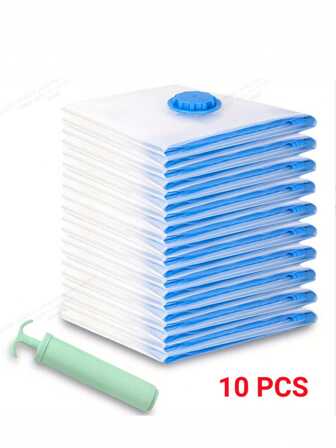 Portable Travel Vacuum Storage Bags, Large Capacity Sealed Compressed Bags, Reusable Luggage Bags, Foldable Storage Bags, Organizer Bags, Dust-Proof Packing Bags, Moisture-Proof Organizers, Insect-Proof, Space Saving, Suitable For Clothes, Bedding, Shirts, Bedroom, Closet, Bathroom, Outdoor Gear, Saves 80% Space Bedroom, Organizer, Home Storage, White T Shirt Women, Black Pants Women, Ladies Winter Clothes, Dress,