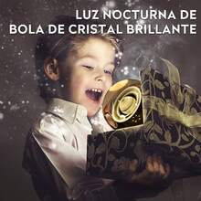 2Pcs Bola Cristal 3d, 3D Luz Nocturna de Bola Lmpara de Sistema y Saturno, Con Base De bola de cristal luz de noche, Decorar La Habitacin, Navidad, regalos espaciales para nios. - cálido - Ver 4