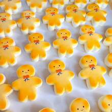 لعبة خبز واقعية من البولي يوريثان الناعم ذات ارتداد بطيء للضغط، لعبة إبداعية لتخفيف التوتر، هدية عيد ميلاد، هدية مثالية، قطعة تذكارية، هواية، هدية للآخرين - متعدد الألوان - مشاهدة 11