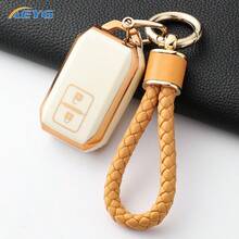 時尚 TPU 汽車遙控鑰匙保護套，適用於 Suzuki Ertiga、Swift、Wagon、R，2 按鈕防摔保護殼，適合無鑰匙遙控配件 - 鈴木C款 - 查看 12