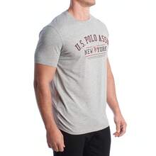 U.S. Polo Assn. Camisetas masculinas - Cinza - Ver 4