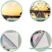 Stairs Art Door Sticker Bedroom Livingroom Bathroom, 2PCS Wall Decal Self - Adhesive Waterproof Removable Door Murals Wallpaper Home Decoration SP - F202 - Sp-f24104 + 30.3"x78.7" - 查看 8