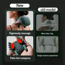 5-Finger Massager With Electric Massage Function, Wireless Portable USB Rechargeable. Deep Tissue Massage For Neck, Shoulder, Back, Arms And Legs. 2000mAh