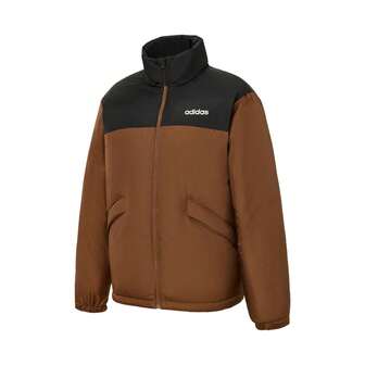 Adidas เสื้อแจ็คเก็ตดาวน์ลำลองคอตั้งกันลมหนาพิเศษสำหรับผู้ชาย