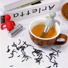 2pcs Stainless Steel Fine Mesh Tea Infuser With Heat-Resistant Silicone Handle - For Loose Leaf Tea In Cups And Mugs - Multicolor - View 7