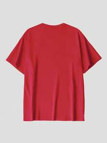 春夏女士新品：春夏 T 卹、春夏女士服裝、印花 T 卹、印花上衣、棉質上衣、高品質 T 卹、復古風、學院風、可愛風、都市風、Z 世代風格、千禧一代風格、Y2K 風格、朋克風、做舊風、極簡風、簡約風、休閒風、日常印花風、度假風格、有趣風格 - 紅色5 - 查看 2