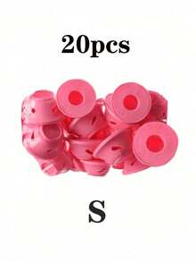 100/50/40/30/20/10/5/1个装卷发器，蘑菇形和钟形，适用于普通发质女性，不伤发，懒人友好型睡眠造型工具，卷发工具，DIY，不伤发质，时尚美发工具 - 彩色 - 查看 24