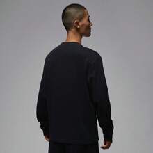 Jordan Sudadera hombre AS DF SPRT GFX LS CREW, Suéter de cuello redondo de punto HQ9039-010 - Negro - Ver 2