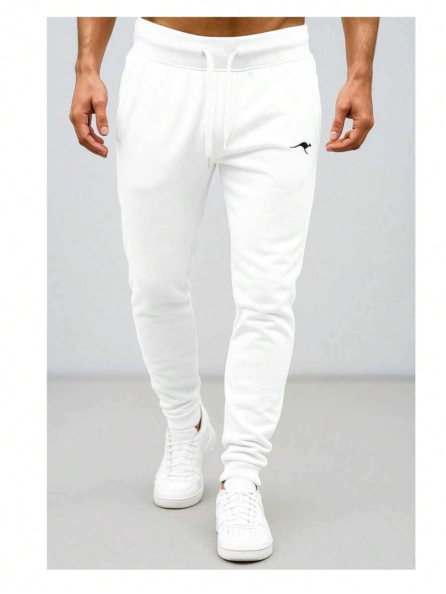 Men Sweatpants - White - View 1