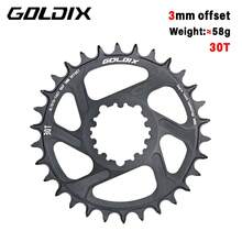 GOLDIX 30T/32T/34T/36T/38T Mountain Bike Narrow Wide Chainring, Compatible With XX1, X9, XO, X01, GX, NX