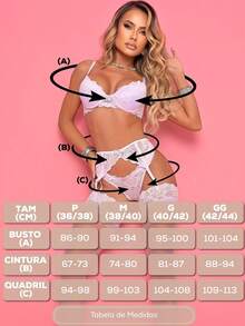Women Sexy Lingerie - 白色 - 查看 11