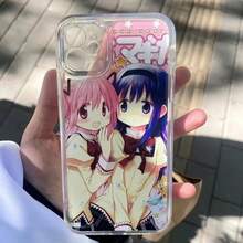 Phone Case For IPhone 17 16e 16 15 14 13 12 11 Air Pro Max X XR XSMax 7 8 Plus Anime Madoka Magica Transparent Soft Back Cover - T-317TM4A1 - Xem 6