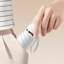 A 6-Ribbed Women's Umbrella With UPF50+ UV Protection, Windproof And Rainproof, Suitable For Both Sunny And Rainy Days. Lightweight, Portable, And Foldable. Perfect For Commuting, Travel, And Beach Use.Funny Gifts, Spring Summer Picks, Brides Maid Gifts, Room, Bedroom Decor, Bedroom Decor, Beach, Travel, For Men, For Women, Vacation - Pink - View 7