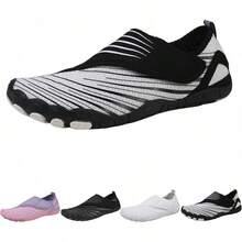 Waterproof Barefoot Trail Running Shoes For Outdoor Activities - Black/White - View 12