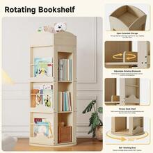 Estantes de livros - Natural + MDF - Ver 4