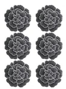 1-8pcs Creative Floral PVC Placemats, Washable, Easy To Clean, Wipe-Clean, Non-Slip, Heat-Resistant, Holiday Wedding Party Dining Table Decor - Multicolor - View 11