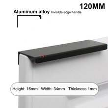 1Pc Non-Punch Furniture Handle Cabinet Handles Hidden Handles For Cabinets And Drawers Pulls Cupboard Furniture Hardware