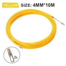 4mm Cable Puller, Glass Fiber Cable Puller, Fish Tape Reel Conduit Tool, Conduit Rod Puller, Guiding Device, 10-30M