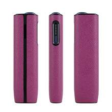 Capa protetora para IQOS ILUMA I ON E / イルマi (1 unidade), feita de couro PU resistente com textura de lichia e policarbonato de alta qualidade. Protege eficazmente contra arranhões e impactos. Design fino com encaixe perfeito de 360 graus, pegada confortável, design personalizado, acessório ideal para fumantes, perfeita como presente para homens e mulheres. - Multicolorido - Ver 18